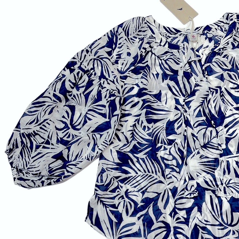 Tommy Bahama All My Fronds Top 3/4 Sleeve - Picture 9 of 14